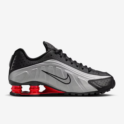 AR3565-011 Nike Shox R4 Black Light Crimson Metallic Silver 2025 (Men's)