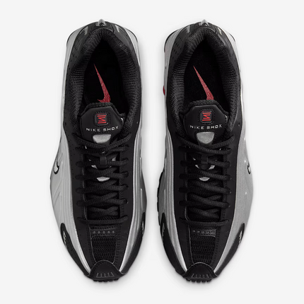 AR3565-011 Nike Shox R4 Black Light Crimson Metallic Silver 2025 (Men's)