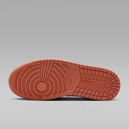 DC0774-182 Nike Air Jordan 1 Low Dark Brown White Pink (Women's)