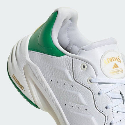 JP7237 adidas Barricade 13 Leather Tennis Shoes Gold Metallic Cloud White (Men's