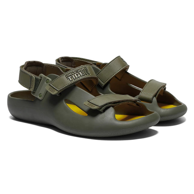 1183C368-300 ONITSUKA TIGER TIGER ERGONIO STRAP MANTLE GREEN MANTLE GREEN(Men's)