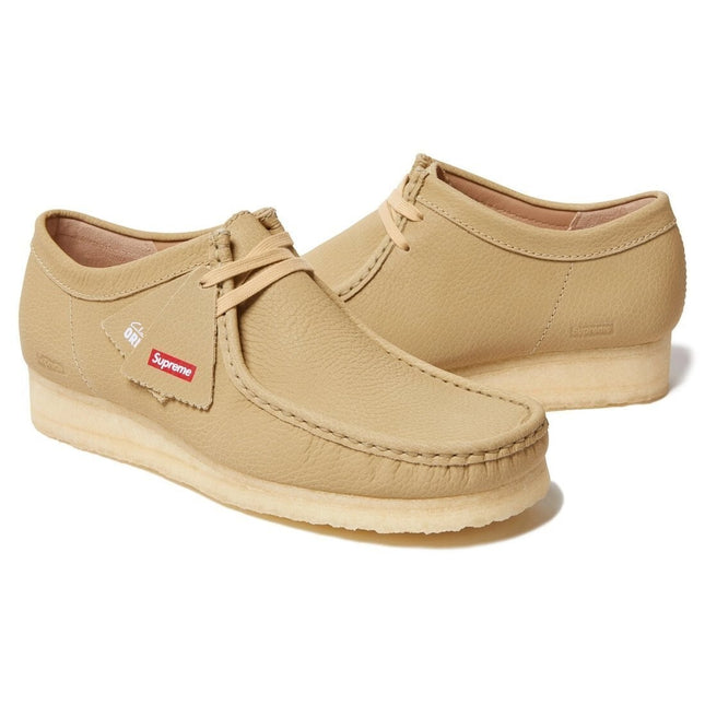 SNDN-SNKR-10276 Supreme × Clarks Reflective Wallabee Natural (Men's)