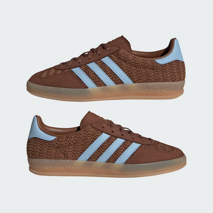 JS1417 adidas Originals  Gazelle Indoor Preloved Brown Clear Sky Gum (Women's)