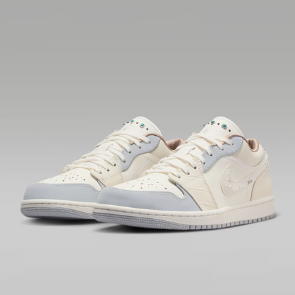 IH7323-100 Nike  Air Jordan 1 Low Turquoise Gemstones (Women's)