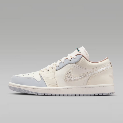 IH7323-100 Nike  Air Jordan 1 Low Turquoise Gemstones (Women's)