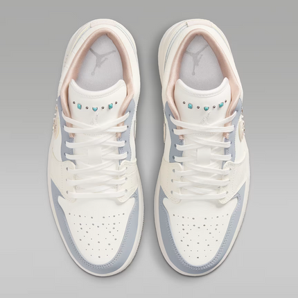 IH7323-100 Nike  Air Jordan 1 Low Turquoise Gemstones (Women's)