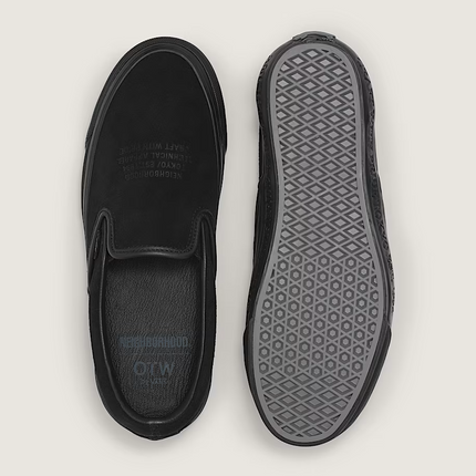 SNDN-SNKR-10282 NEIGHBORHOOD × OTW by Vans Classic Slip-On 98 Black (Men's)