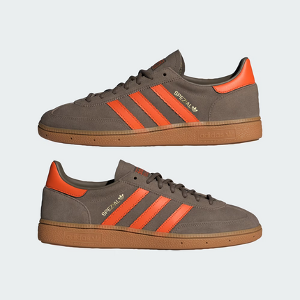 JR3846 adidas Originals Handball Spezial Cargo Brown Orange Gold Metallic (Men's