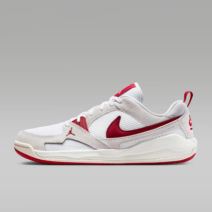 HJ6777-116 Nike Jordan CMFT Era White Sail Black Varsity Red (Men's)