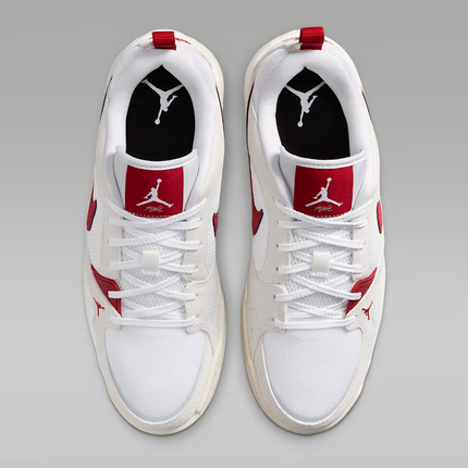 HJ6777-116 Nike Jordan CMFT Era White Sail Black Varsity Red (Men's)