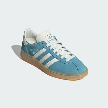 JS3991 adidas Originals Munchen Prilabdo Blue Off White Silver Metallic (Men's)