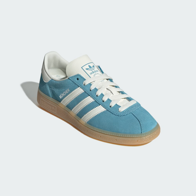 JS3991 adidas Originals Munchen Prilabdo Blue Off White Silver Metallic (Men's)