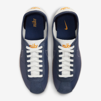 HQ1841-400 Nike Cortez Leather Midnight Navy Summit White (Women's)