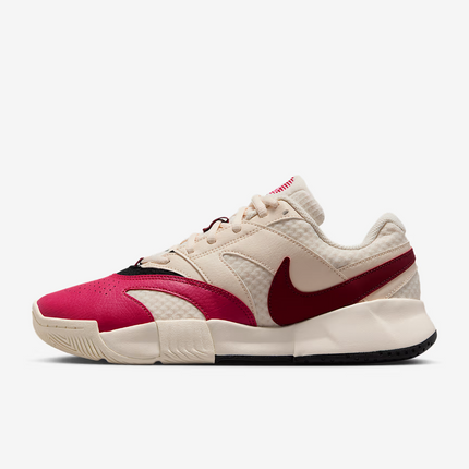 FD6575-103 Nike  Court Lite 4 Pale Ivory Sail Black Team Red (Women's)