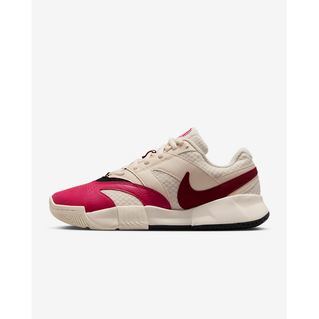 FD6575-103 Nike  Court Lite 4 Pale Ivory Sail Black Team Red (Women's)