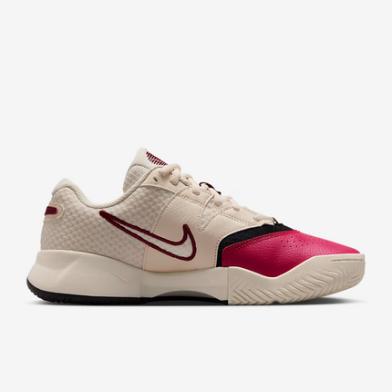FD6575-103 Nike  Court Lite 4 Pale Ivory Sail Black Team Red (Women's)