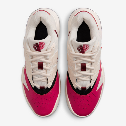 FD6575-103 Nike  Court Lite 4 Pale Ivory Sail Black Team Red (Women's)