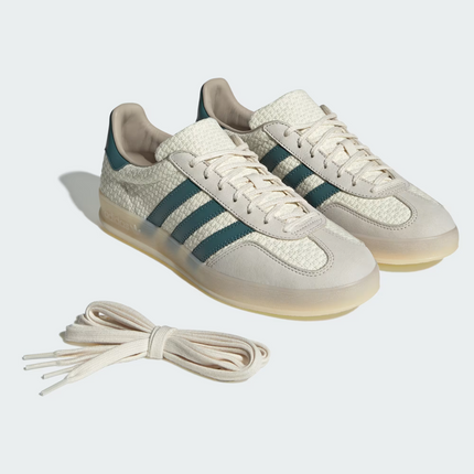 JR3837 adidas Originals Gazelle Indoor Cream White Preloved Teal Wonder (Men's)