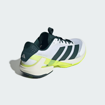JR2713 adidas Adizero Ubersonic 5 Clay Tennis Aurora Ivy Cloud White (Men's)