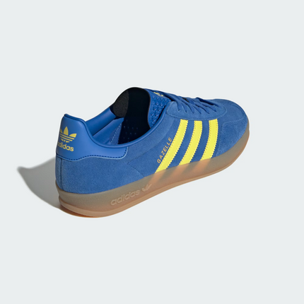 JQ2691 adidas Gazelle Indoor Blue Pure Sulfur Gum (Men's)