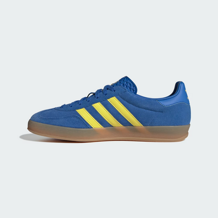 JQ2691 adidas Gazelle Indoor Blue Pure Sulfur Gum (Men's)