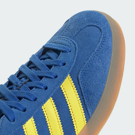 JQ2691 adidas Gazelle Indoor Blue Pure Sulfur Gum (Men's)