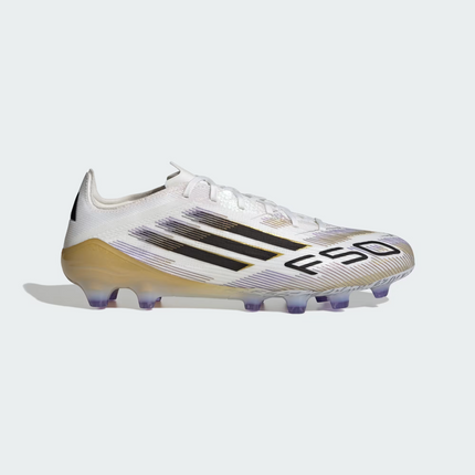 IH9780 adidas F50 Pro HG Cloud White Core Black Gold Metallic (Men's)