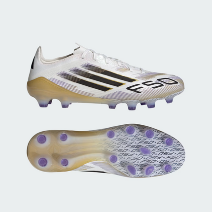 IH9780 adidas F50 Pro HG Cloud White Core Black Gold Metallic (Men's)