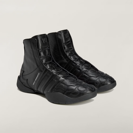 JQ8845 adidas Y-3 Regu 2002 Hi Triple Black (Men's)