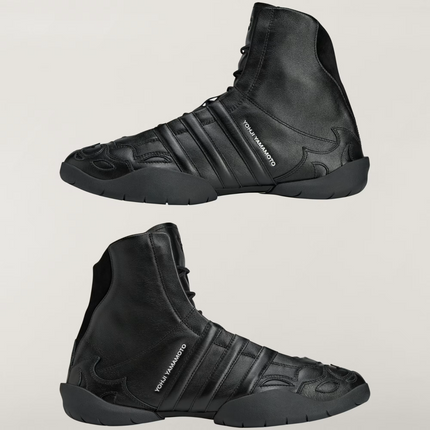 JQ8845 adidas Y-3 Regu 2002 Hi Triple Black (Men's)