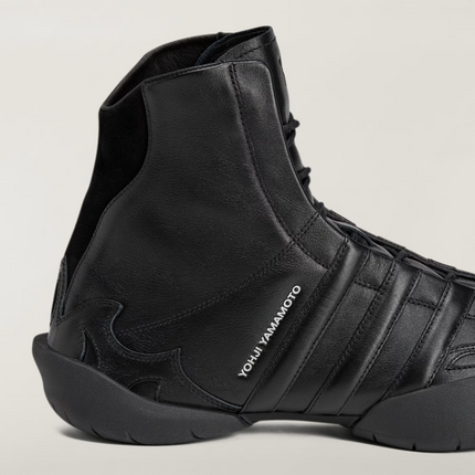 JQ8845 adidas Y-3 Regu 2002 Hi Triple Black (Men's)