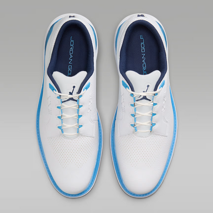 FQ6642-104 Nike Jordan ADG 5 White Midnight Navy University Blue (Men's)