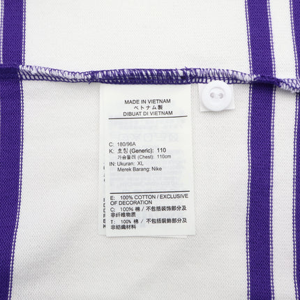 Supreme  Nike Stripe Rugby Purple