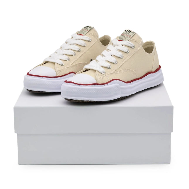 A04FW729-NATURAL Maison Mihara Yasuhiro Peterson OG Sole Canvas Low top (Men's)