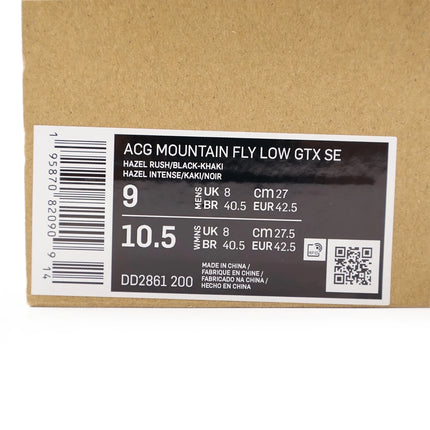 DD2861-200 Nike ACG Mountain Fly Low GTX Brown Hazel Rush Khaki Orange (Men's)