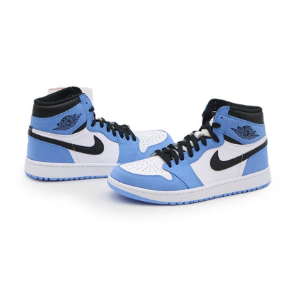 DQ0660-400 Nike Air Jordan 1 High Golf University Blue UNC Black White (Men's)