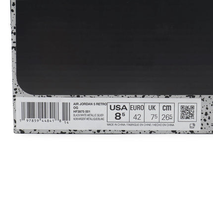 HF3975-001 Nike Air Jordan 5 Retro OG Black Metallic Reimagined (Men's)