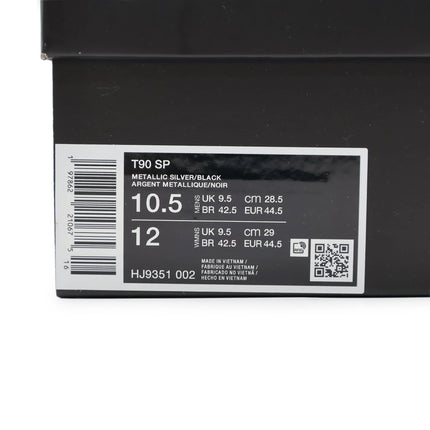 HJ9351-002 Nike Total 90 III SP Metallic Silver Black University Red (Men's)