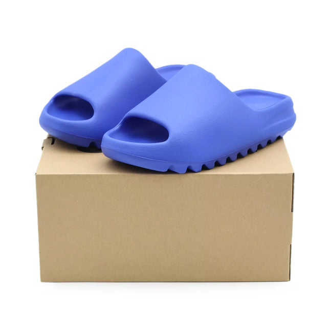 ID4133 adidas Yeezy Slide Azure Cobalt Royal Blue Sapphire Indigo Marine (Men's)