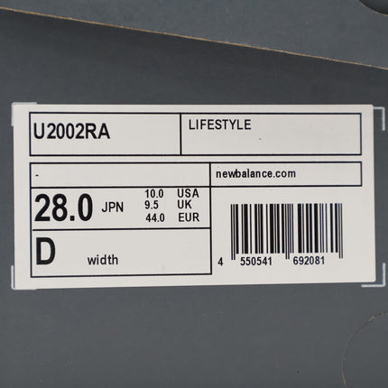 U2002RA New Balance 2002R  Dark Grey (Men's)