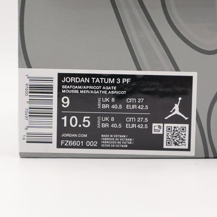 FZ6601-002 Nike Jordan Tatum 3 Zero Days Off(FZ6598-002/FZ6601-002 (Men's)