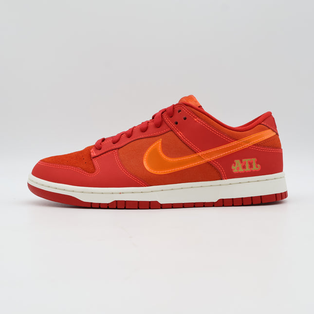FD0724-657 Nike Dunk Low ATL University Red Bright Crimson Orange (Men's)