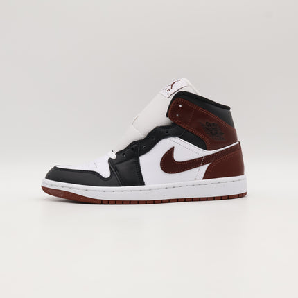 HF3216-102 Nike Air Jordan 1 Mid SE White Black Dark Pony (Men's)