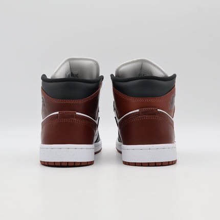 HF3216-102 Nike Air Jordan 1 Mid SE White Black Dark Pony (Men's)