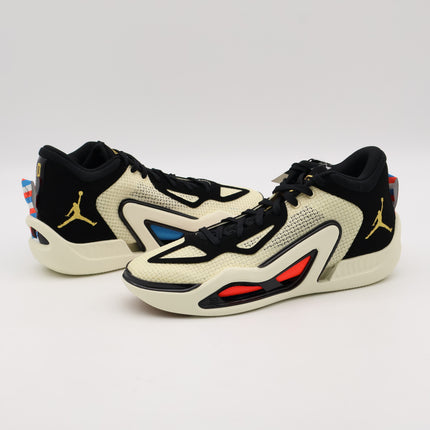 DX5571-180 / DX5574-180 Nike Jordan Tatum 1 Barbershop Coconut Milk Gold Blue