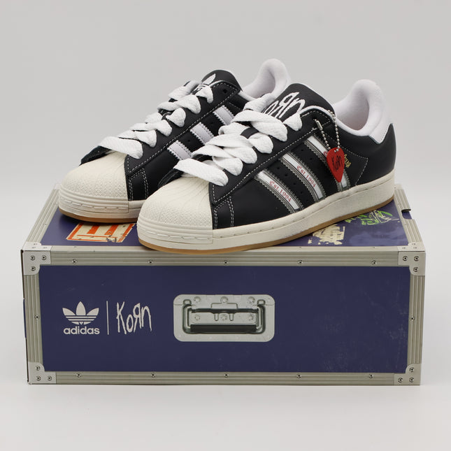IH1313 Korn adidas Originals Superstar Core Black White Better Scarlet (Men's)