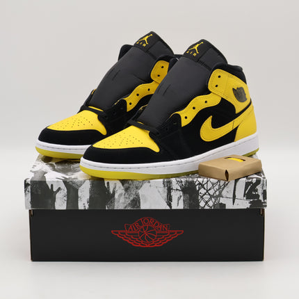 HJ6654-071 Nike Air Jordan Mid Black Varsity Yellow (Men's)
