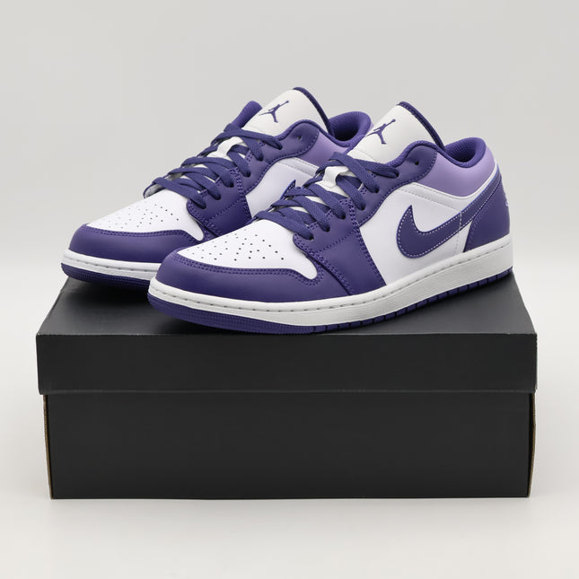 553558-515 Nike Air Jordan 1 Low Sky J Purple White Light Blueberry (Men's)