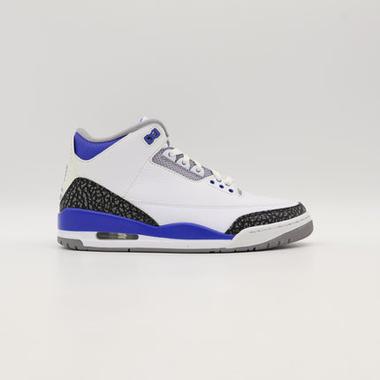 CT8532-145 Nike Air Jordan Air Jordan 3 Racer Blue White Cement Grey (Men's)