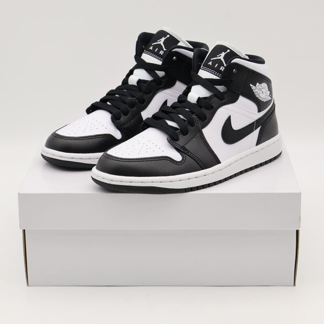 DV0991-101 Nike Air Jordan 1 Mid Black White Panda (Women's)